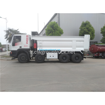 Saic hongyan 390HP 8x4 camion benne